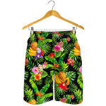 Tropical Hawaiian Fruits Pattern Print Men's Shorts