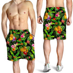 Tropical Hawaiian Fruits Pattern Print Men's Shorts