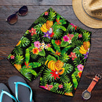 Tropical Hawaiian Fruits Pattern Print Men's Shorts
