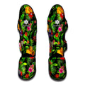 Tropical Hawaiian Fruits Pattern Print Muay Thai Shin Guards
