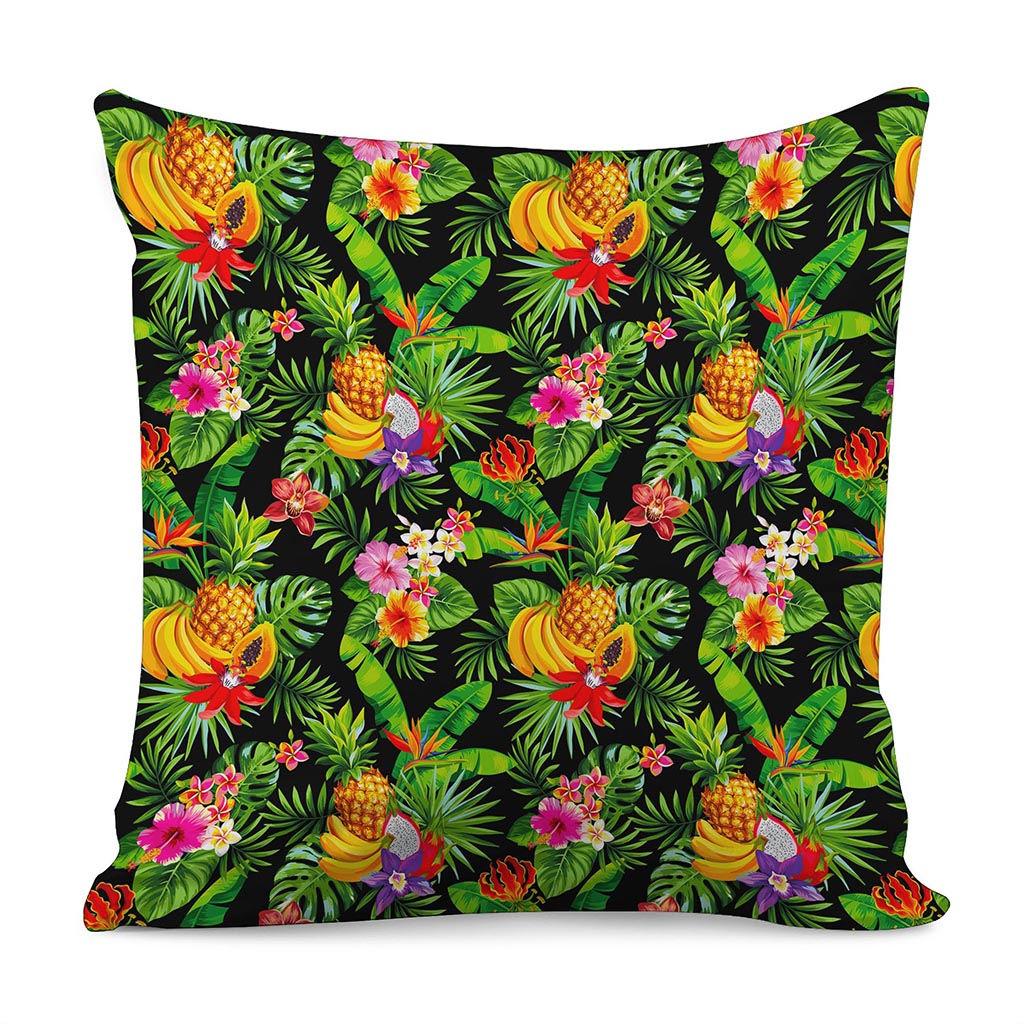 Tropical Hawaiian Fruits Pattern Print Pillow Cover