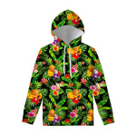 Tropical Hawaiian Fruits Pattern Print Pullover Hoodie