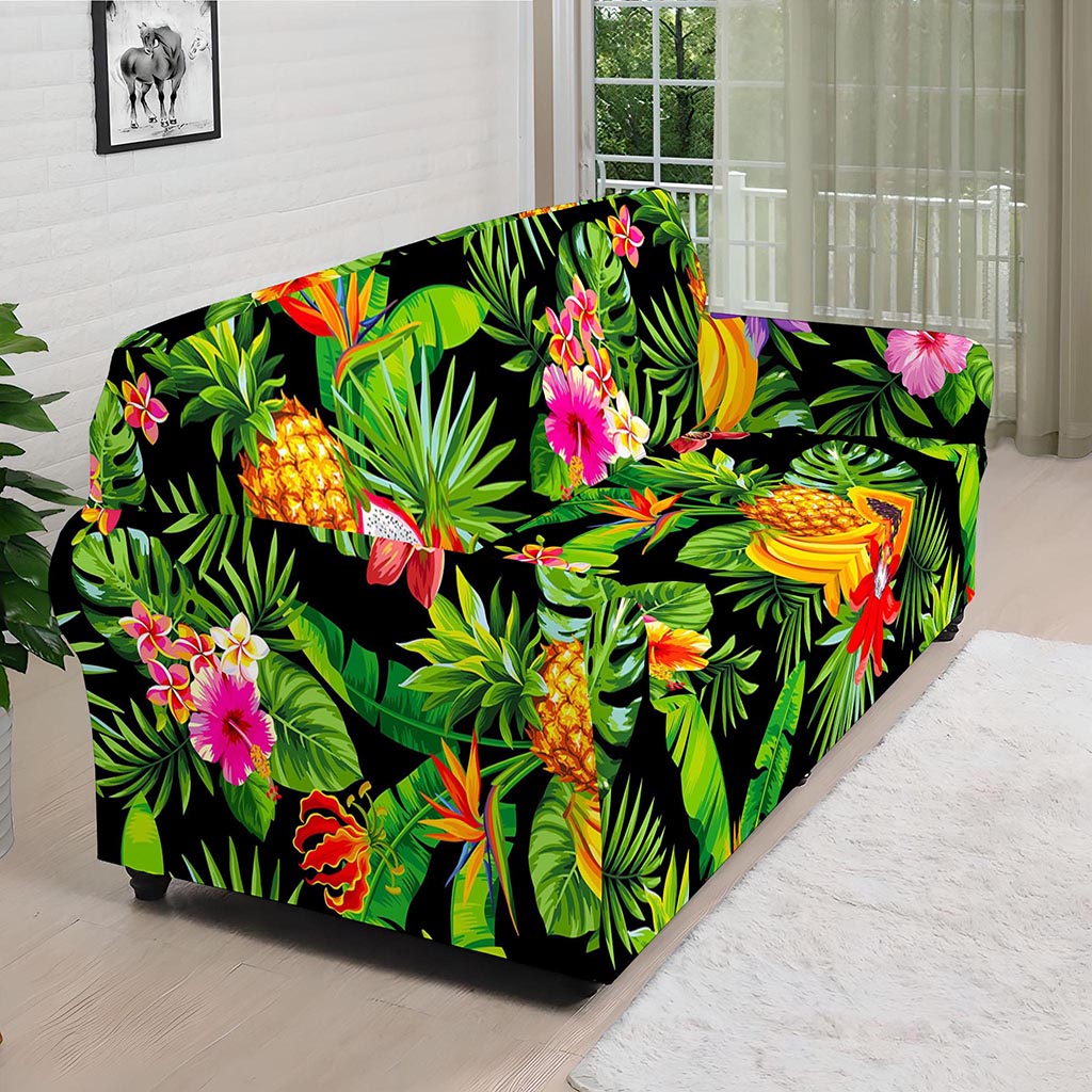 Tropical Hawaiian Fruits Pattern Print Sofa Cover