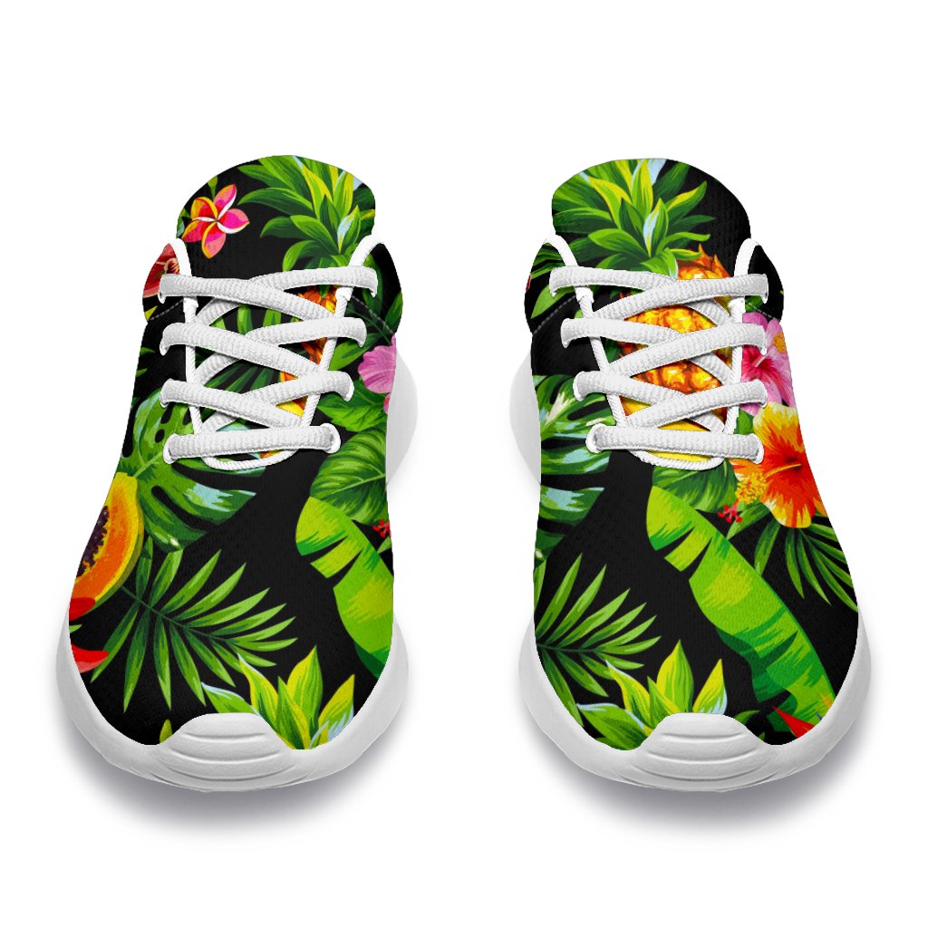 Tropical Hawaiian Fruits Pattern Print Sport Shoes GearFrost