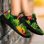 Tropical Hawaiian Fruits Pattern Print Sport Shoes GearFrost