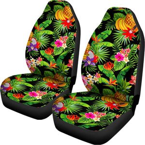 Tropical Hawaiian Fruits Pattern Print Universal Fit Car Seat Covers