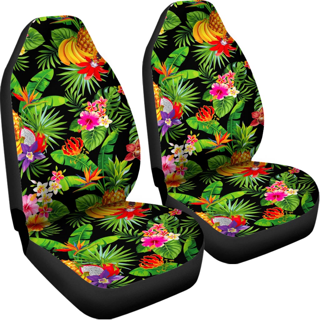 Tropical Hawaiian Fruits Pattern Print Universal Fit Car Seat Covers