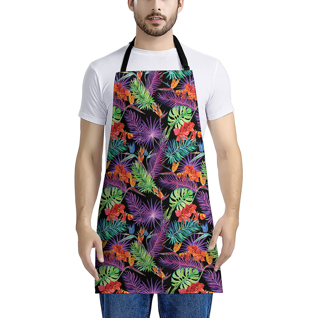 Tropical Hawaiian Jungle Print Apron