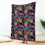 Tropical Hawaiian Jungle Print Blanket