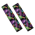 Tropical Hawaiian Jungle Print Car Seat Belt Covers
