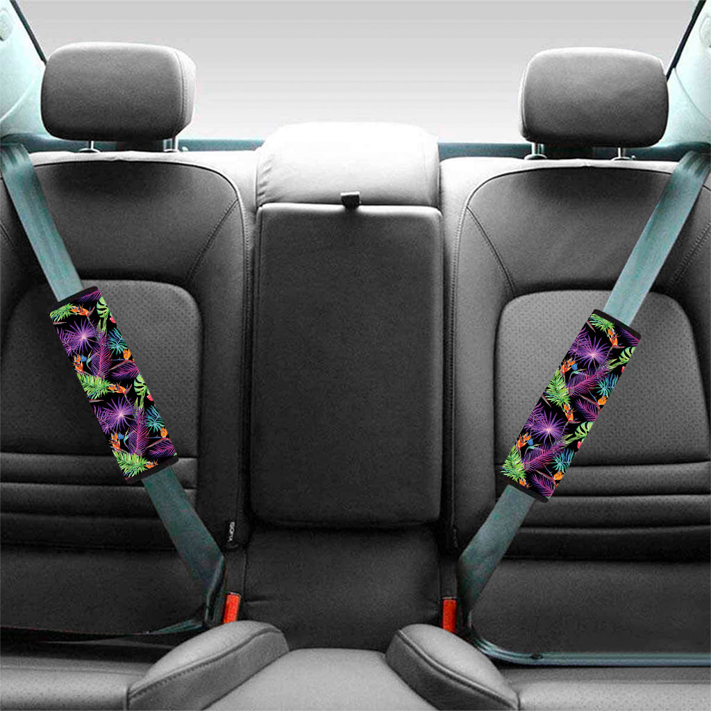 Tropical Hawaiian Jungle Print Car Seat Belt Covers