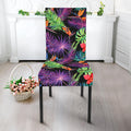Tropical Hawaiian Jungle Print Dining Chair Slipcover