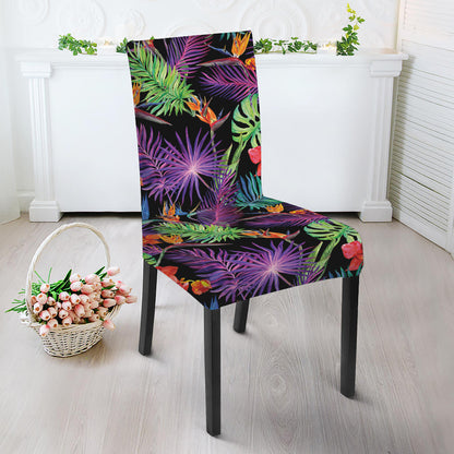 Tropical Hawaiian Jungle Print Dining Chair Slipcover