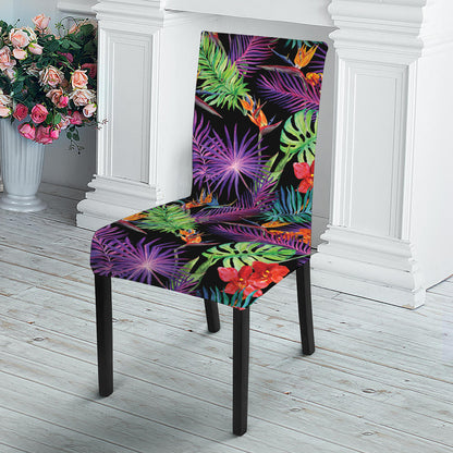 Tropical Hawaiian Jungle Print Dining Chair Slipcover