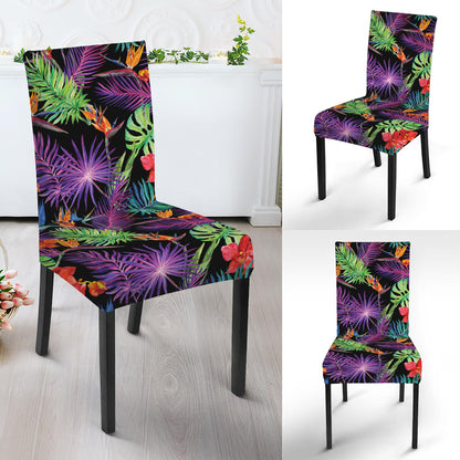 Tropical Hawaiian Jungle Print Dining Chair Slipcover