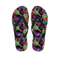 Tropical Hawaiian Jungle Print Flip Flops