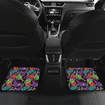 Tropical Hawaiian Jungle Print Front and Back Car Floor Mats