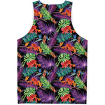 Tropical Hawaiian Jungle Print Men's Tank Top
