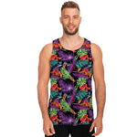 Tropical Hawaiian Jungle Print Men's Tank Top