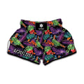 Tropical Hawaiian Jungle Print Muay Thai Boxing Shorts