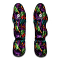 Tropical Hawaiian Jungle Print Muay Thai Shin Guards