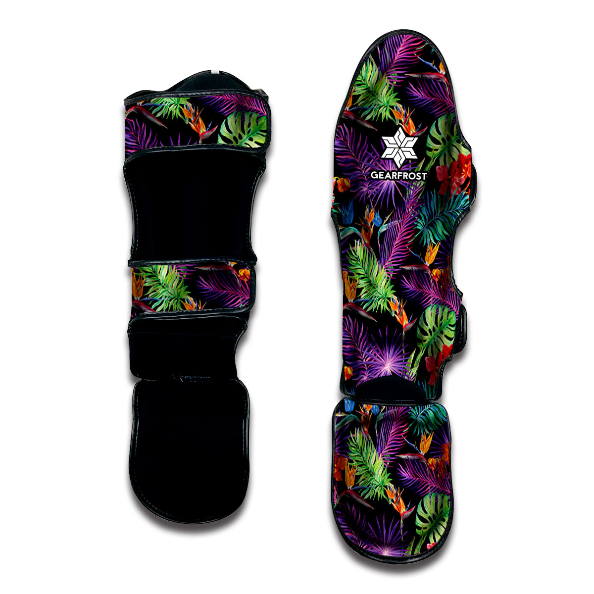 Tropical Hawaiian Jungle Print Muay Thai Shin Guard