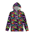 Tropical Hawaiian Jungle Print Pullover Hoodie