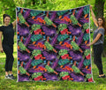 Tropical Hawaiian Jungle Print Quilt