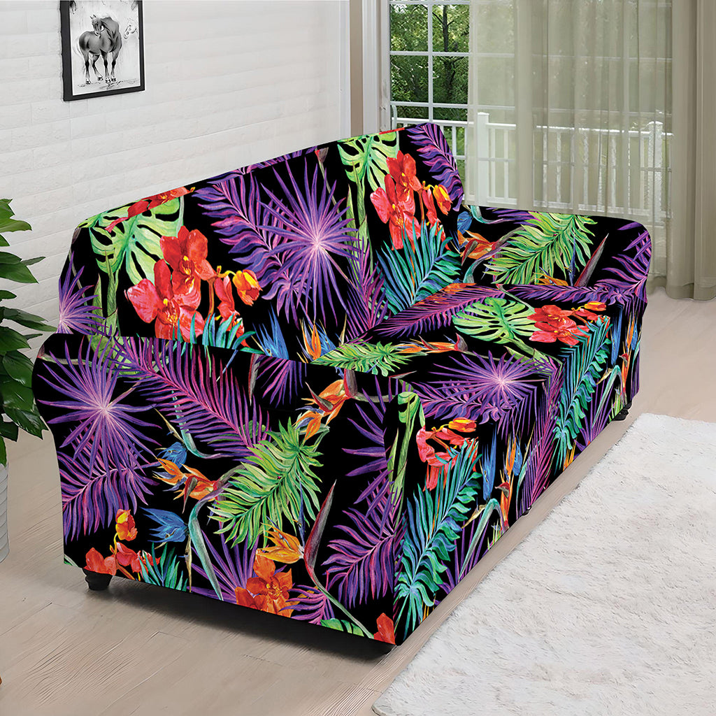 Tropical Hawaiian Jungle Print Sofa Cover
