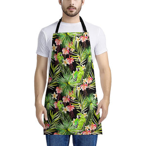 Tropical Hawaiian Parrot Pattern Print Apron