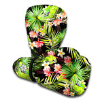 Tropical Hawaiian Parrot Pattern Print Boxing Gloves