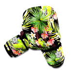 Tropical Hawaiian Parrot Pattern Print Boxing Gloves
