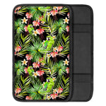 Tropical Hawaiian Parrot Pattern Print Car Center Console Cover