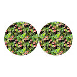 Tropical Hawaiian Parrot Pattern Print Car Coasters