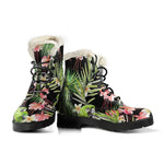 Tropical Hawaiian Parrot Pattern Print Comfy Boots GearFrost