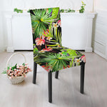Tropical Hawaiian Parrot Pattern Print Dining Chair Slipcover