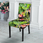 Tropical Hawaiian Parrot Pattern Print Dining Chair Slipcover