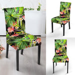 Tropical Hawaiian Parrot Pattern Print Dining Chair Slipcover
