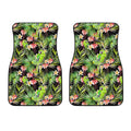 Tropical Hawaiian Parrot Pattern Print Front Car Floor Mats