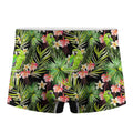 Tropical Hawaiian Parrot Pattern Print Men's Boxer Briefs