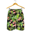 Tropical Hawaiian Parrot Pattern Print Men's Shorts