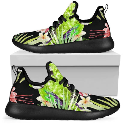 Tropical Hawaiian Parrot Pattern Print Mesh Knit Shoes GearFrost