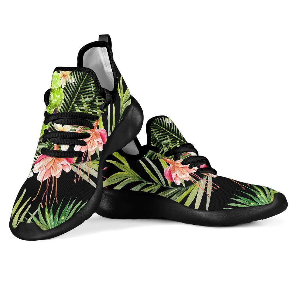 Tropical Hawaiian Parrot Pattern Print Mesh Knit Shoes GearFrost