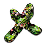 Tropical Hawaiian Parrot Pattern Print Muay Thai Shin Guard