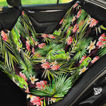 Tropical Hawaiian Parrot Pattern Print Pet Car Back Seat Cover
