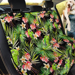 Tropical Hawaiian Parrot Pattern Print Pet Car Back Seat Cover