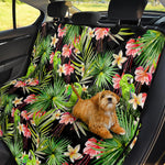 Tropical Hawaiian Parrot Pattern Print Pet Car Back Seat Cover