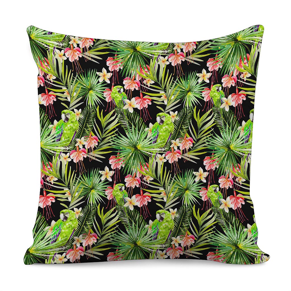 Tropical Hawaiian Parrot Pattern Print Pillow Cover