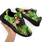 Tropical Hawaiian Parrot Pattern Print Sport Shoes GearFrost