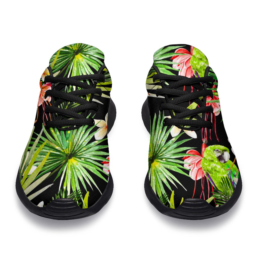 Tropical Hawaiian Parrot Pattern Print Sport Shoes GearFrost